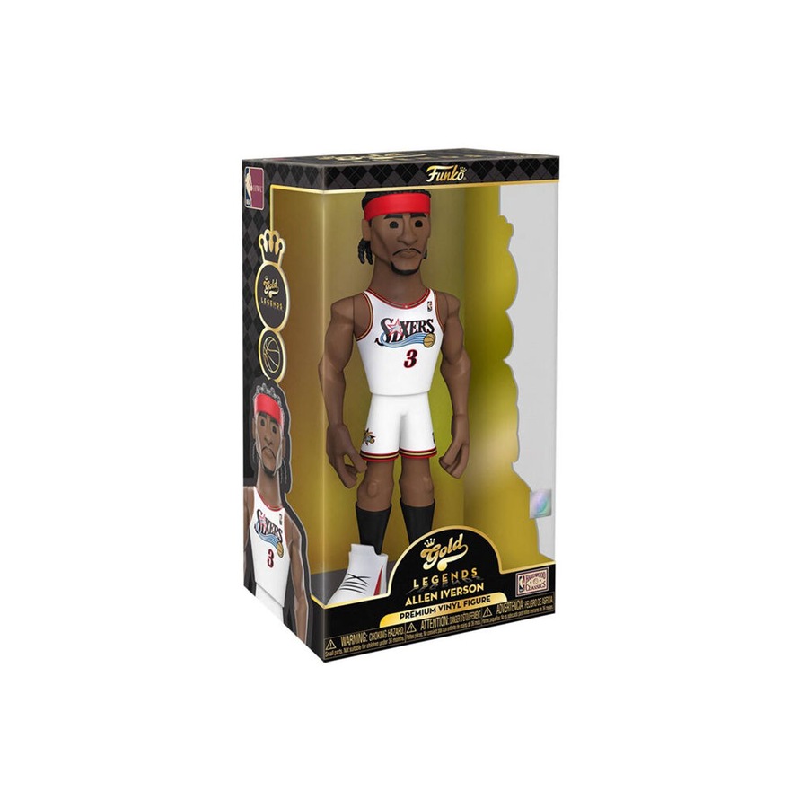 NBA Basketball Allen Iverson Philadelphia 76ers Sport Action Figure Toy 12in