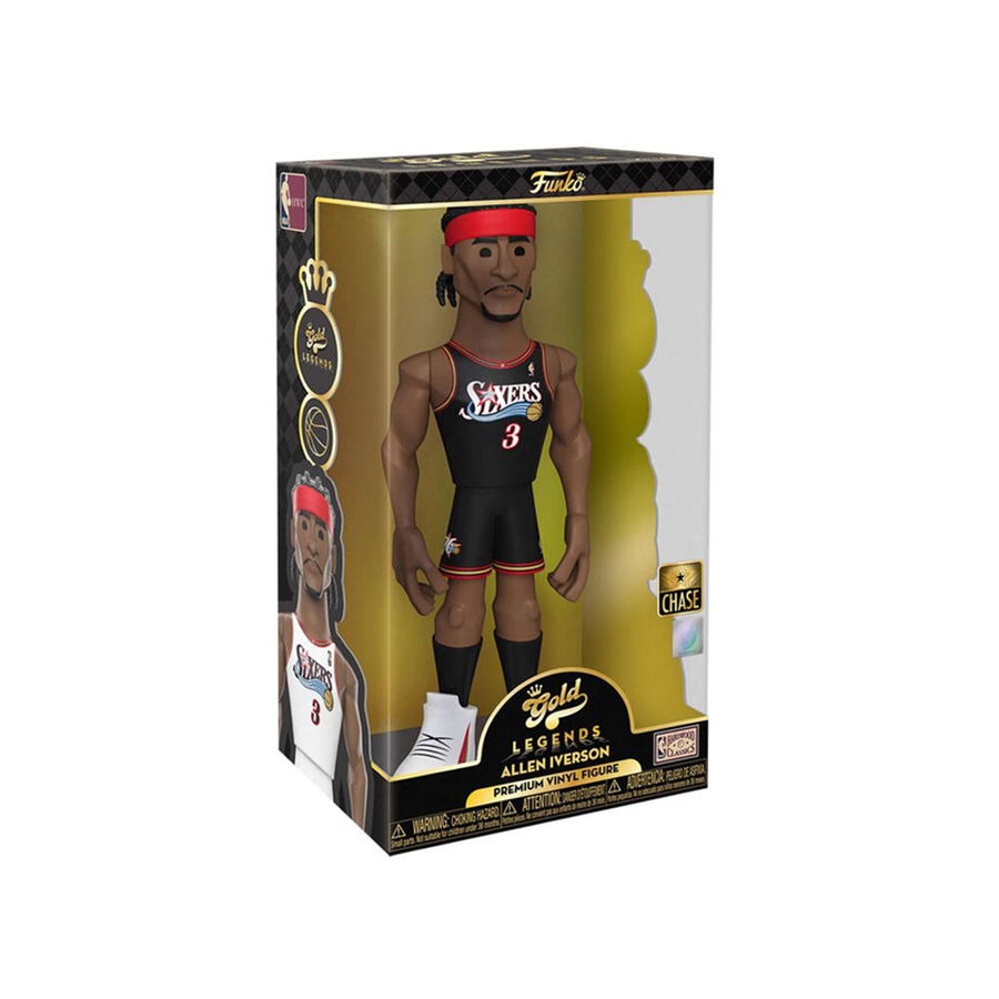 NBA Basketball Allen Iverson Philadelphia 76ers Sport Action Figure Toy 12in