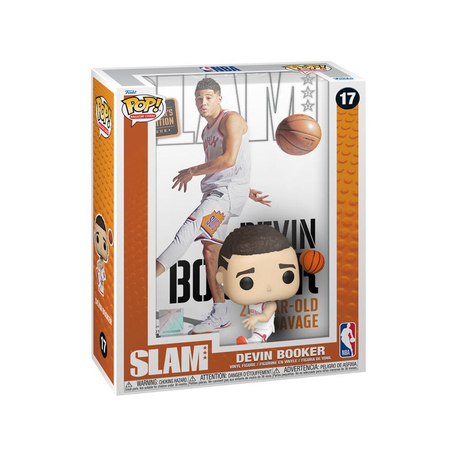NBA Slam Devin Booker Pop Cover Vinyl Action Figure Statue w/ Display Case