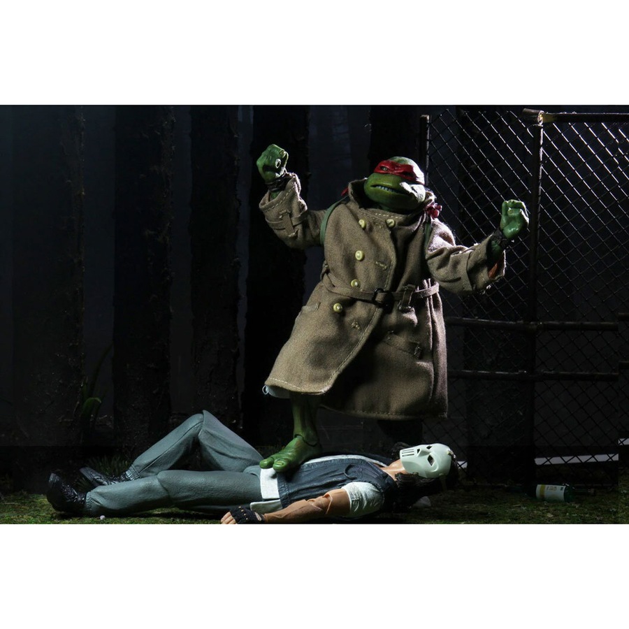 Neca TMNT Disguise 2 Casey Jones & Raphael 7'' Scale Action Figure Play Toy 14+
