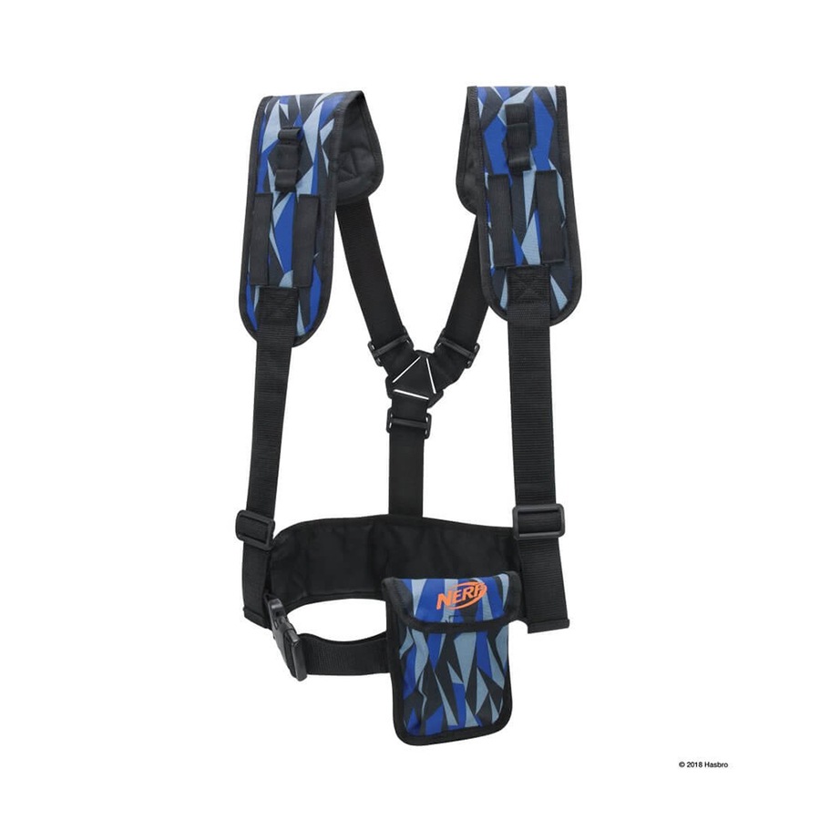 Nerf Elite Utility Vest for Blaster/Dart w/Straps/Clip Outdoor Game Accessory 8+