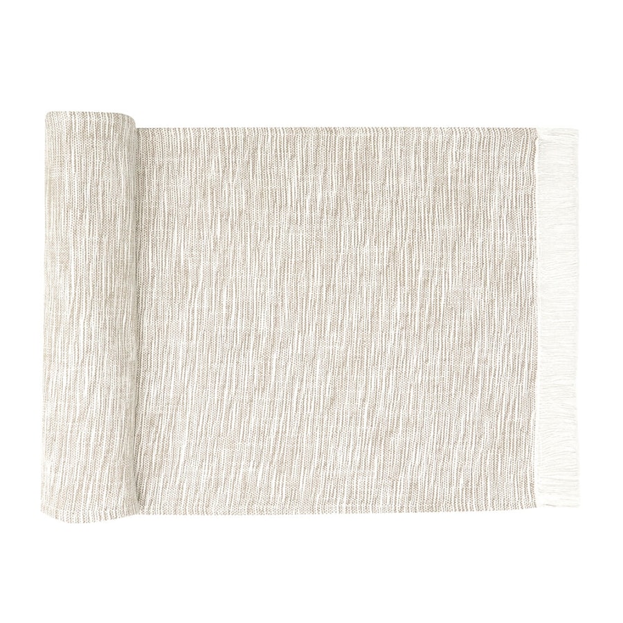 NF Home & Entertaining Essentials Cascade Table Runner 35x180cm Woven Taupe