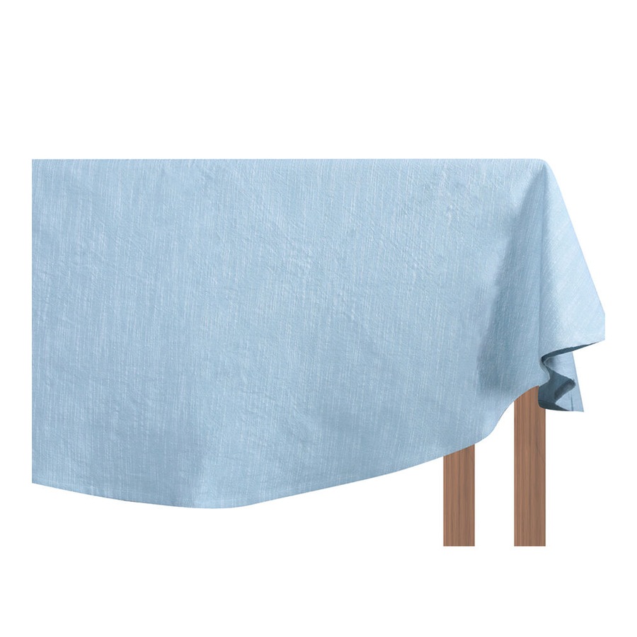 NF Home & Entertaining Essentials Elysian Round Table Cloth 220cm Solid Blue