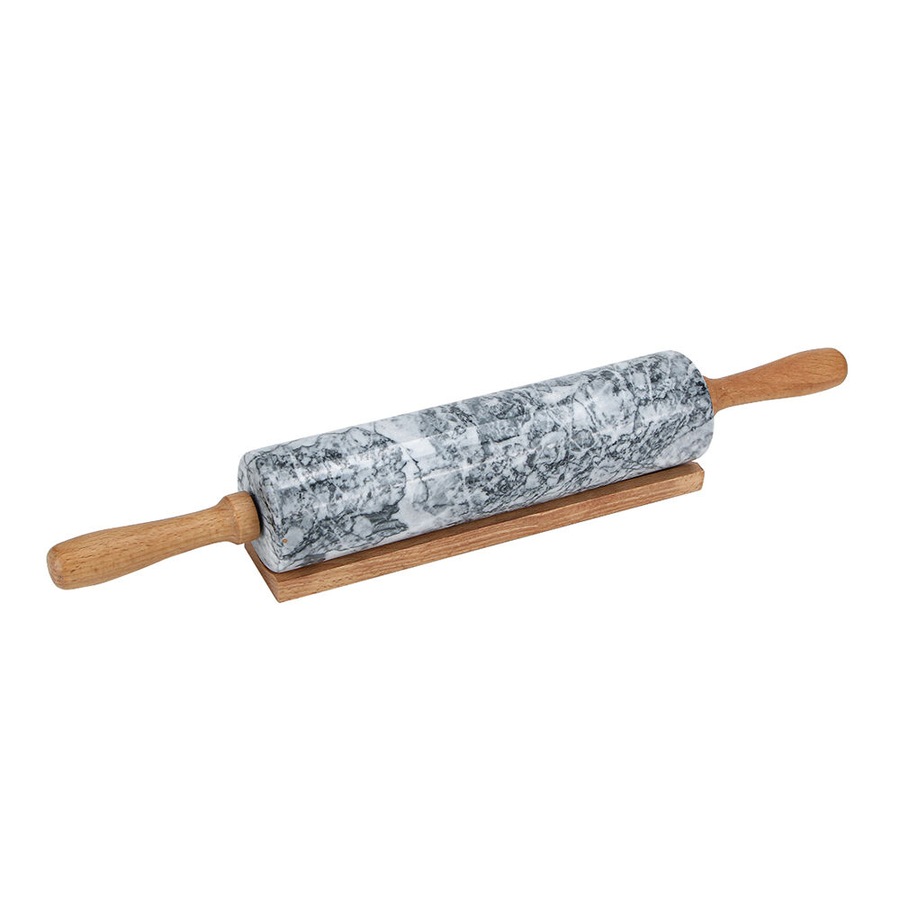 NF Living Rolling Pin for Baking Dough 46x6cm Marble