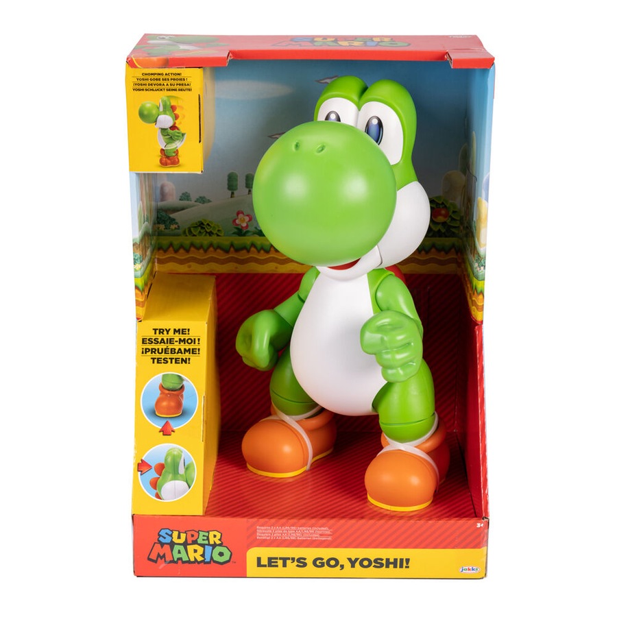 Nintendo Super Mario Let's Go Yoshi Action Figure Toy Kids/Children 3y+