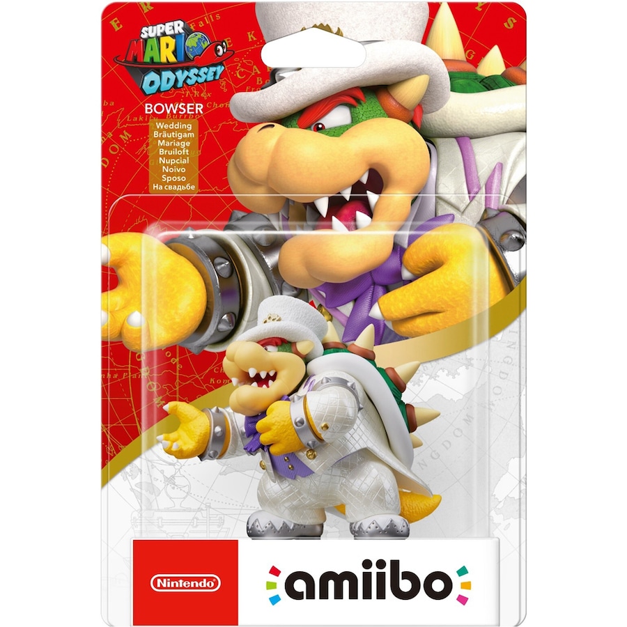 Nintendo SWI Amiibo Super Mario Odyssey Bowser Groom Character Action Figure