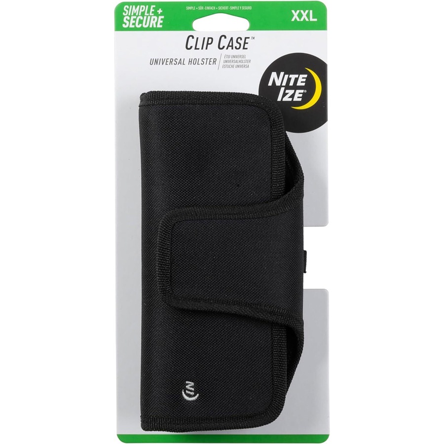 Nite Ize Fits All Horizontal XL 16cm Universal Phone Holder Case Storage Black