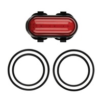 Nite Ize Radiant 50 Day-Safe Flash Bike/Bicycle/Cycle Mount Back/Tail Red Light