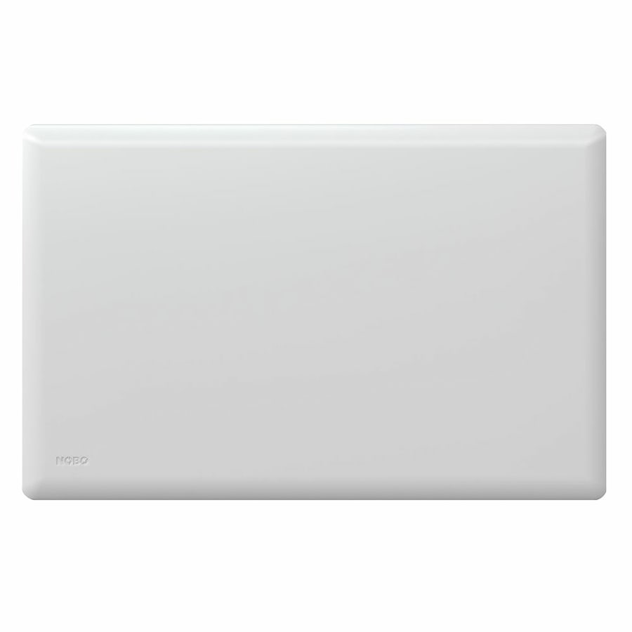 Nobo 750W Slimline Panel IP24 Portable Indoor Heater w/ Castors/Thermostat White
