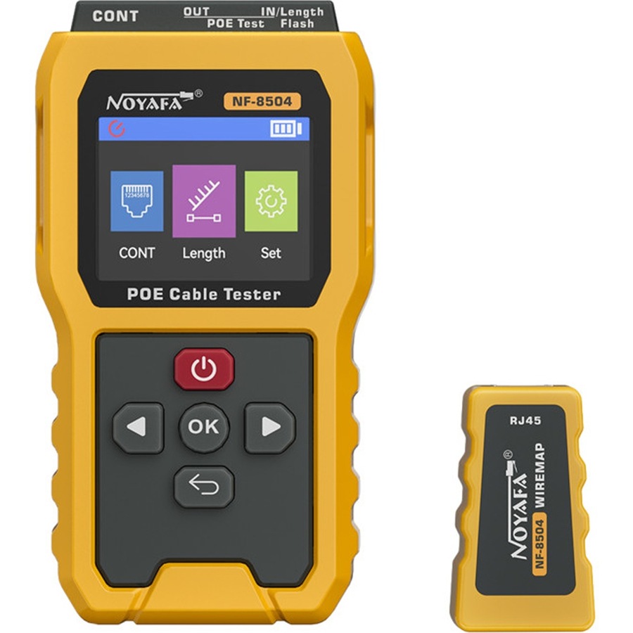 Buy Noyafa Network PoE Cable Tester Length Continuity Port Flash ...