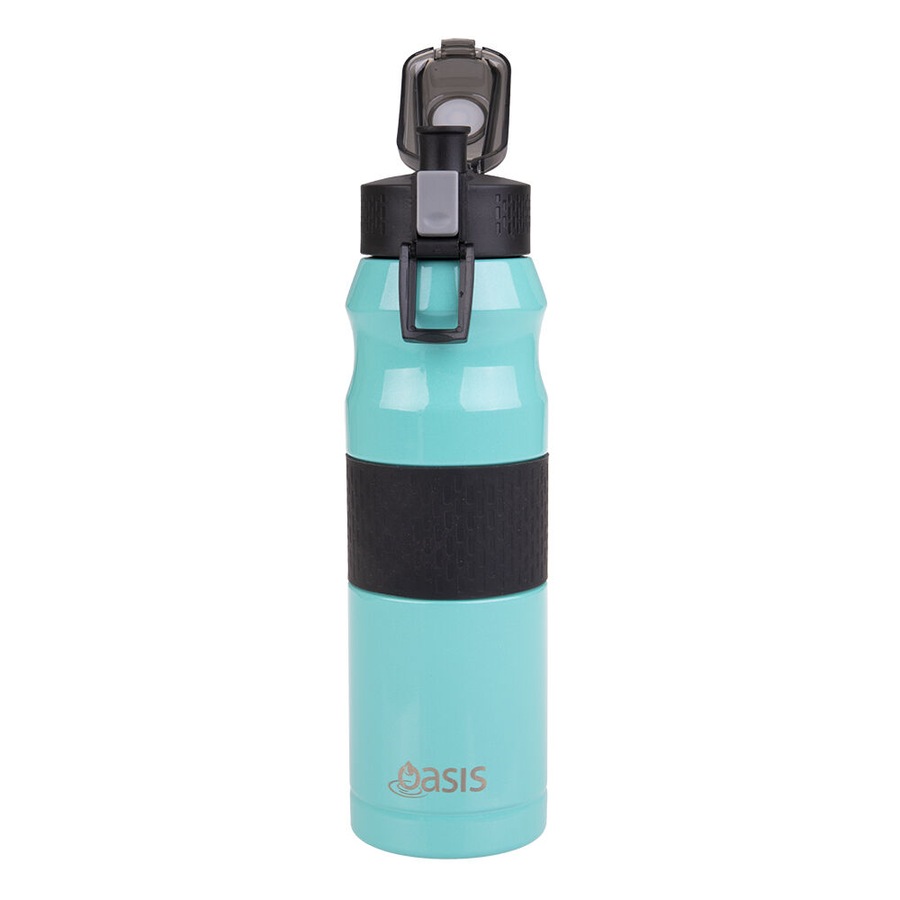 Oasis Stainless Steel Insulated Flip-Top Sports Bottle 600ml Spearmint