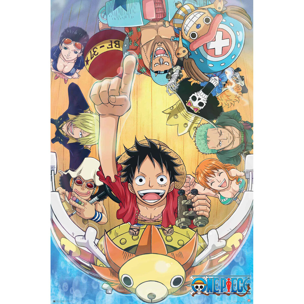Buy One Piece Deck Poster 91.5x61cm Kids/Children Room Hanging Wall Art ...