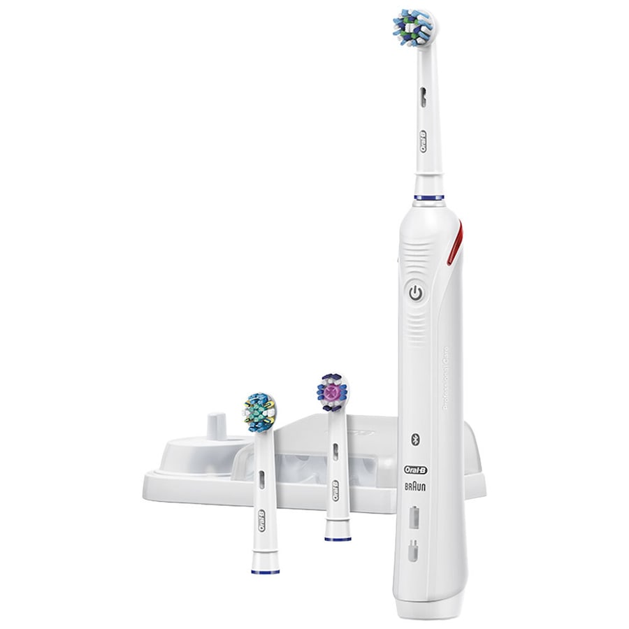 Oral B Electric Rechargeable Bluetooth Power Toothbrush Smart 5000 w/Brush Heads