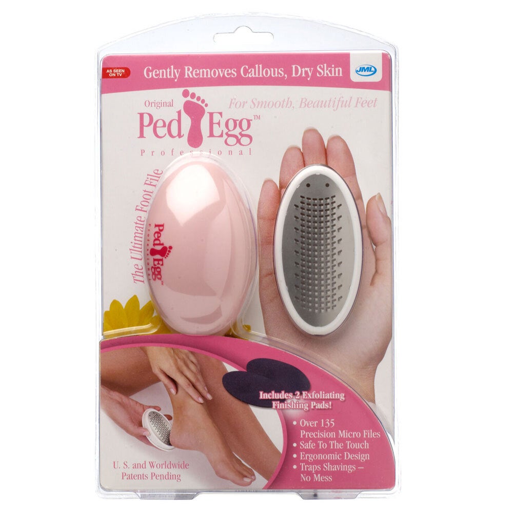 Original Ped Foot File Pedicure Hard Dead Skin Callus Remover Feet Care Egg Pink