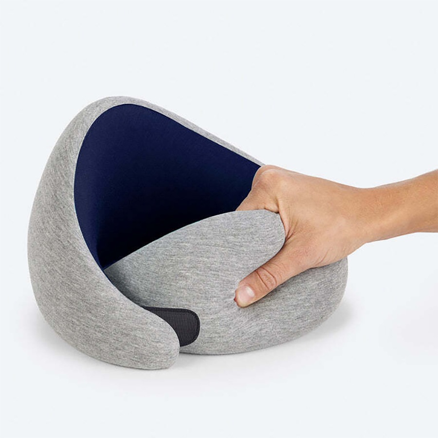 Ostrichpillow Go Neck Travel Pillow Memory Foam Sleep Support 70x15cm Deep Blue