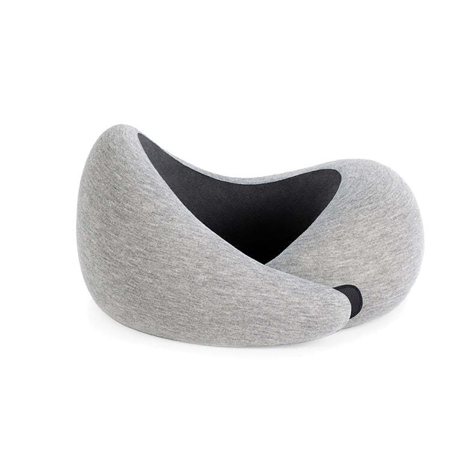Ostrichpillow Go Neck Travel Pillow Memory Foam Support 70x15cm Midnight Grey