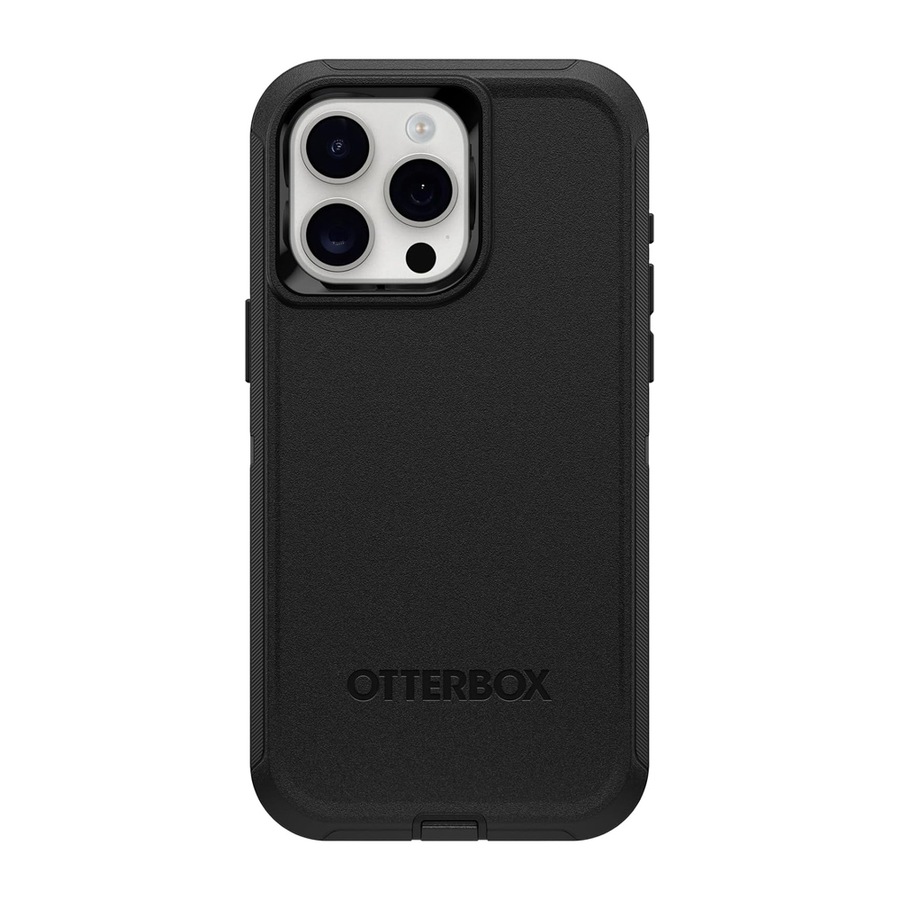 Otterbox Defender Case Mobile Cover Protection For Apple iPhone 15 Pro Max Black