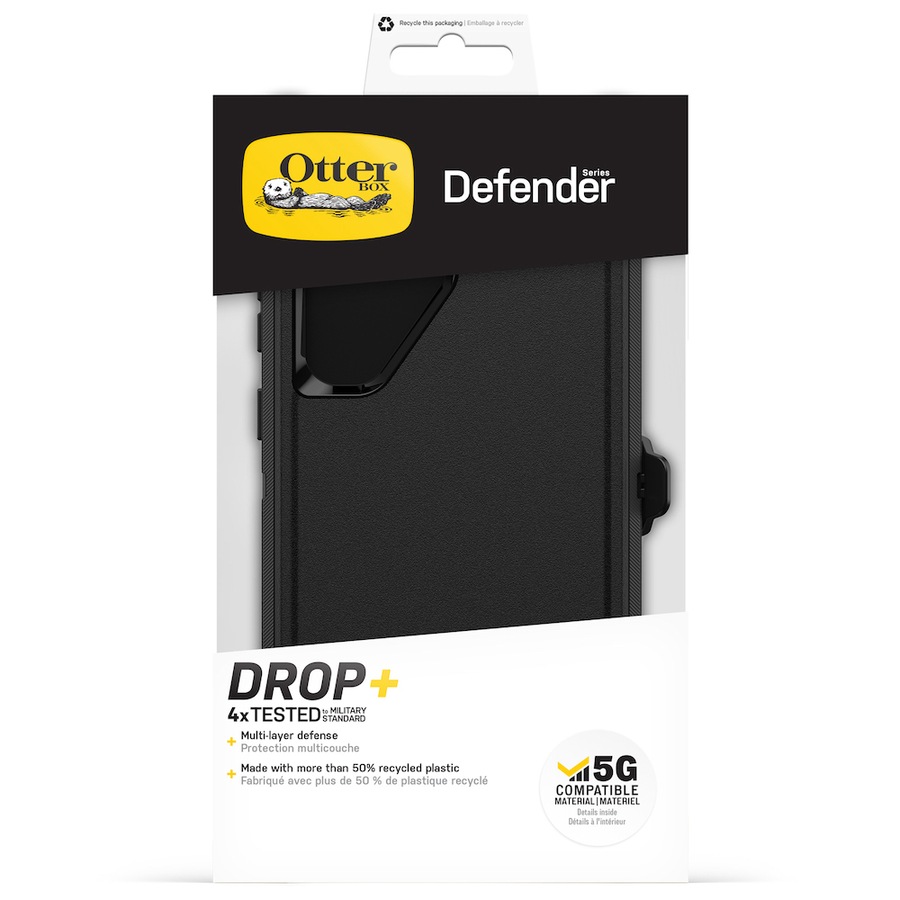 OtterBox Defender Smartphone Case w/ Holster For Samsung Galaxy S23 Ultra Black