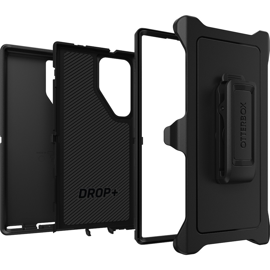 OtterBox Defender Smartphone Case w/ Holster For Samsung Galaxy S23 Ultra Black