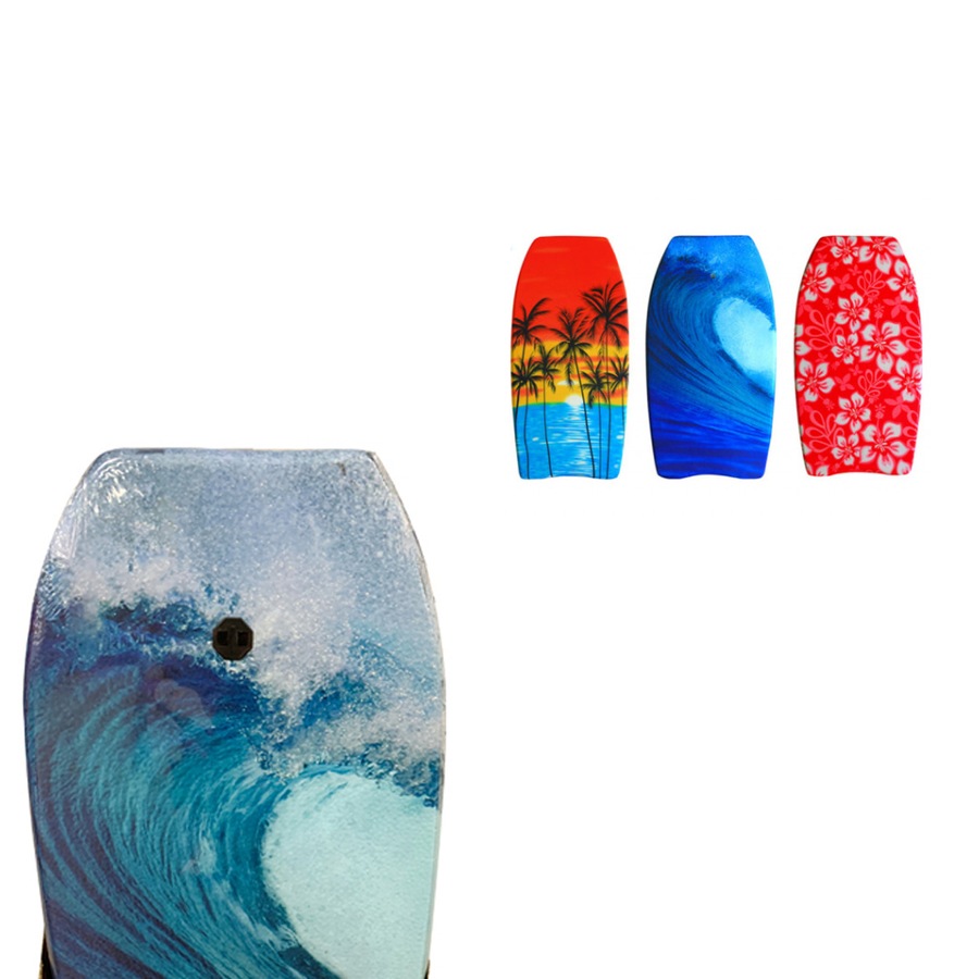 Oz Ocean Eps 91x46cm Bodyboard w/ Strap Beach Floater Kick Swim Board Assorted