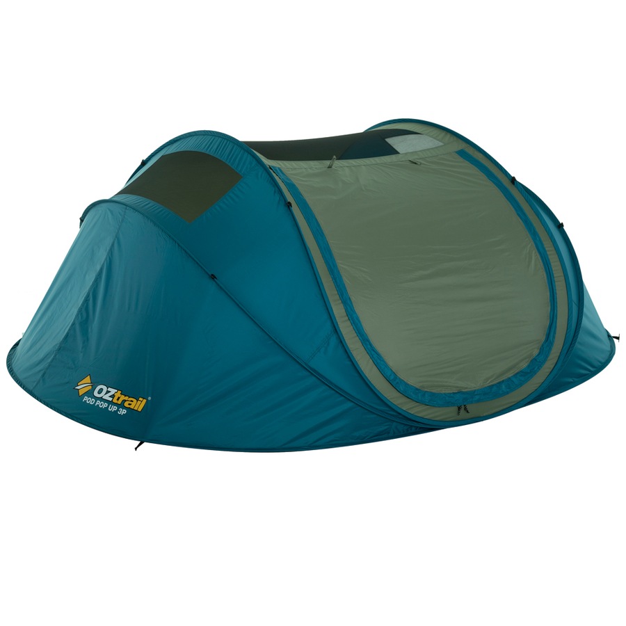 Oztrail 280cm Pop Up 3 Person Portable Dome Camping Pod Tent Outdoor Shelter
