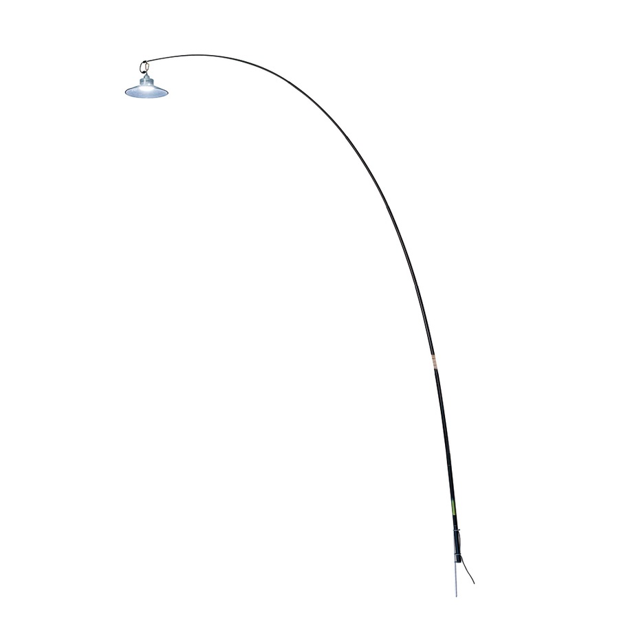 Oztrail Collapsible 4.2m Comet Campsite Light w/ Bag Outdoor Camping Silver