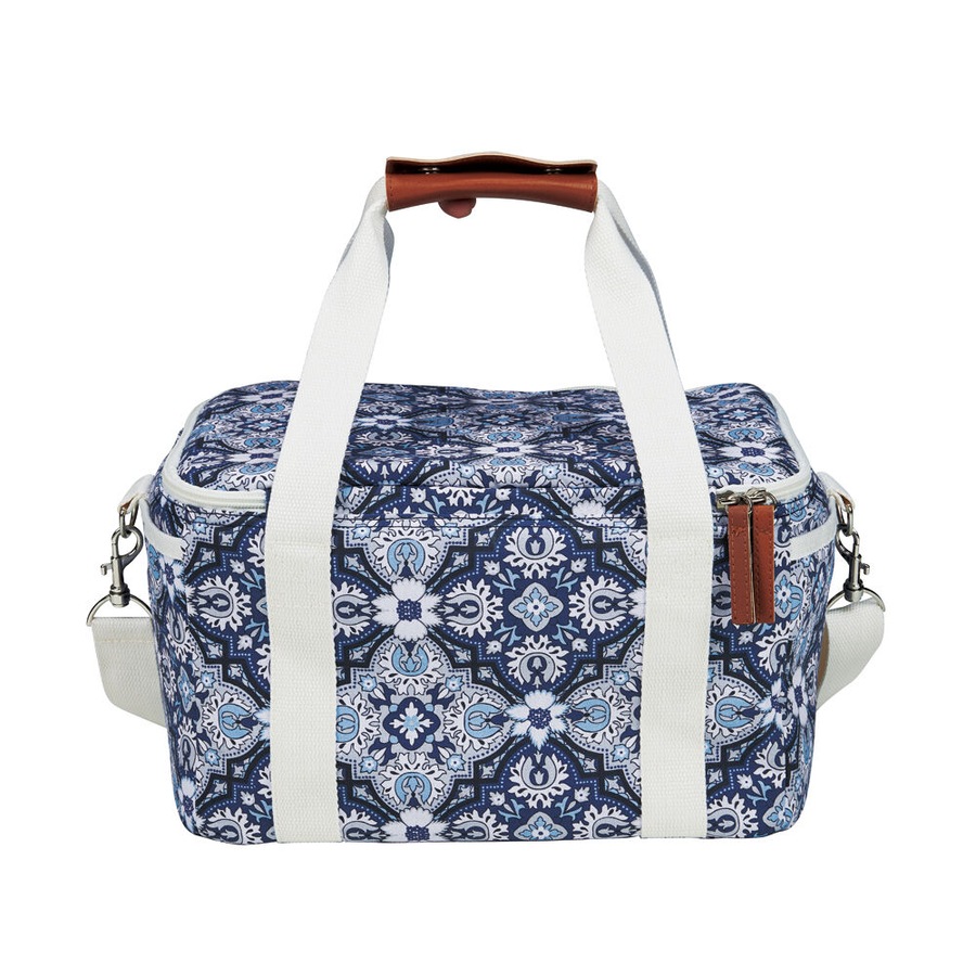 OZtrail Cotton Cooler Bag Waterproof Storage 32.5x23cm Bells Beach Blue