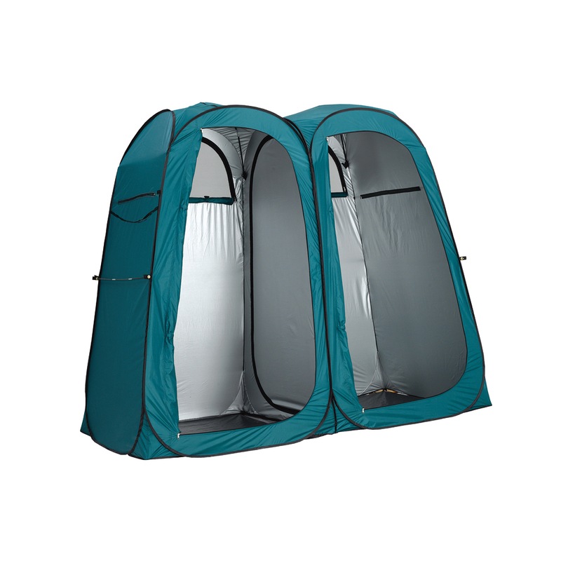 Buy Oztrail Pop up 210cm Double Ensuite Shower Dressing Toilet Outdoor Camping Tent MyDeal