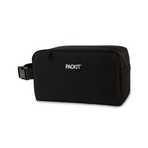 Packit 23cm Freezable Snack Box Food Storage Bag Reusable Travel Pouch Black