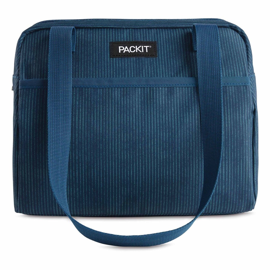 PackIt Freezable Hampton Corduroy Lunch Bag Food Storage Rectangle 26cm Teal