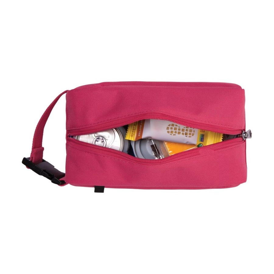 PackIt Insulated Freezeable Gel Lined Snack Box/Lunch Bag School/Work Magenta