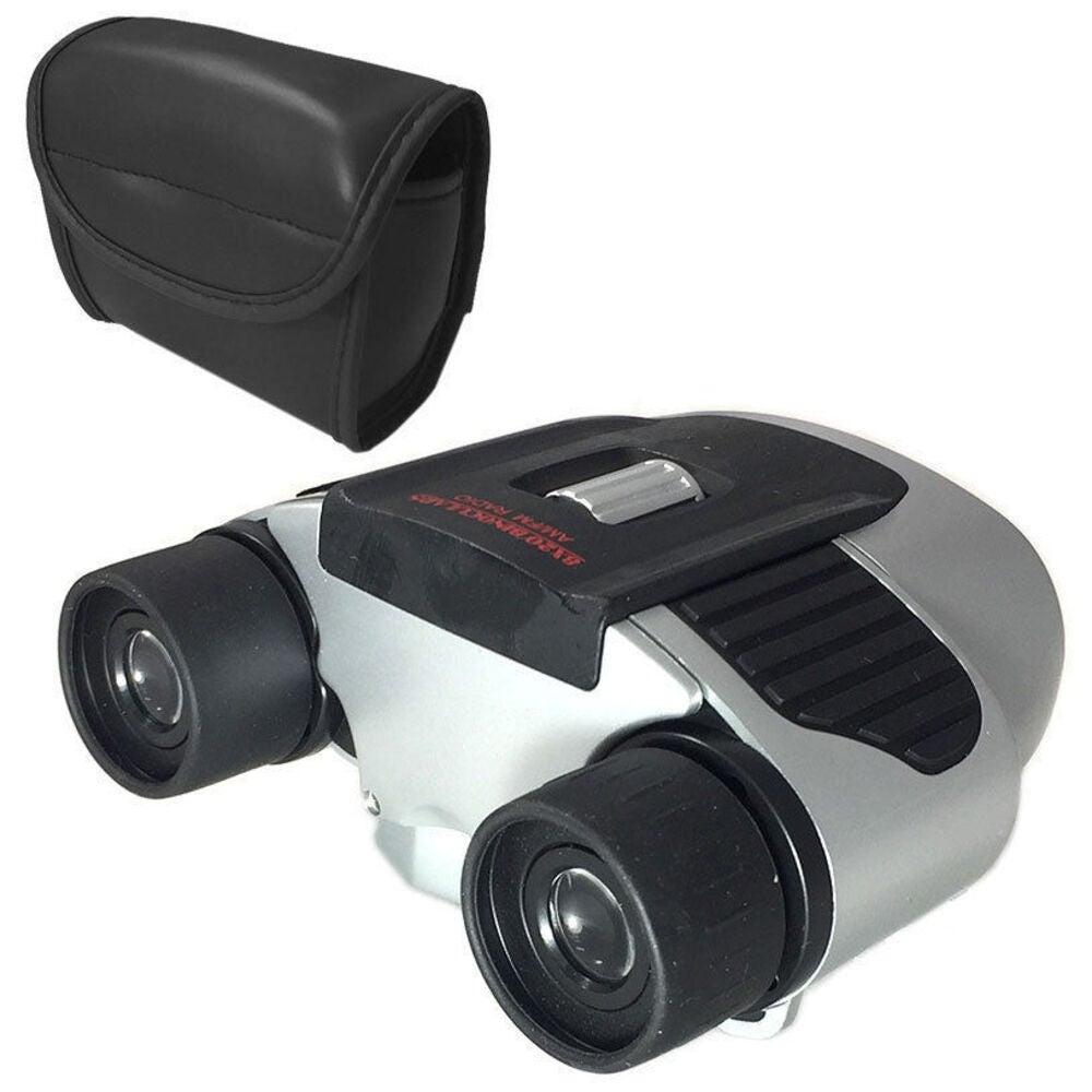 Panaview RadioScope Binoculars w/ Built-In AM/FM Radio 8x20mm Magnify Zoom