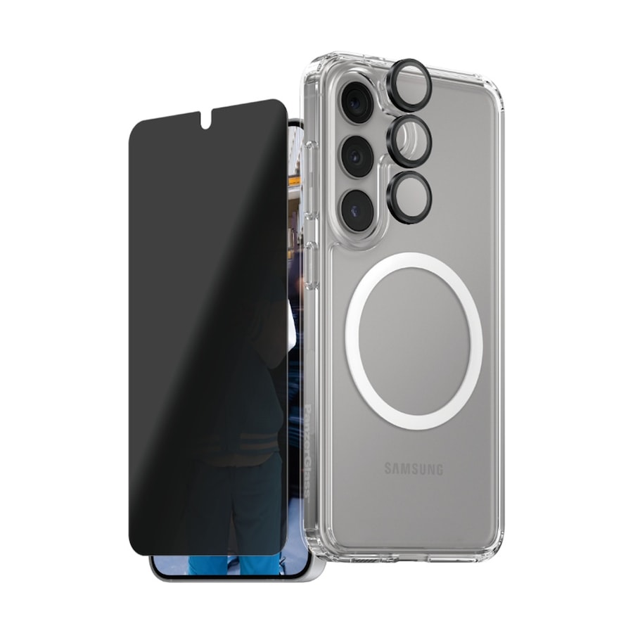 Panzer Flagship 3-in-1 Privacy Bundle Lens & SP+ Case - Samsung GS25