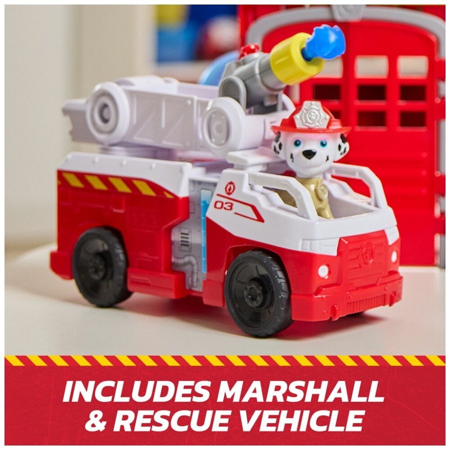 Paw Patrol Fire Rescue Station Command Center Deluxe Childrens Toy Playset 3Y+