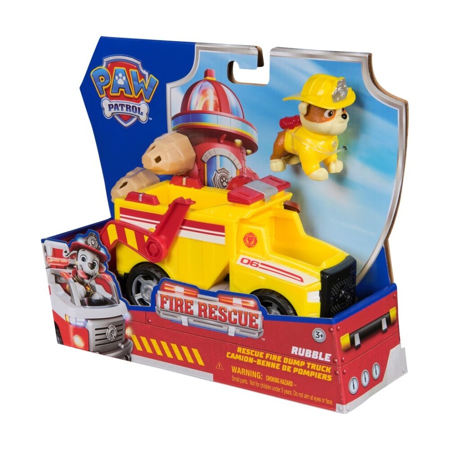 Buy Paw Patrol Rubble Rescue Wheels Vehicle Childrens Toy 3Y+ Assorted ...