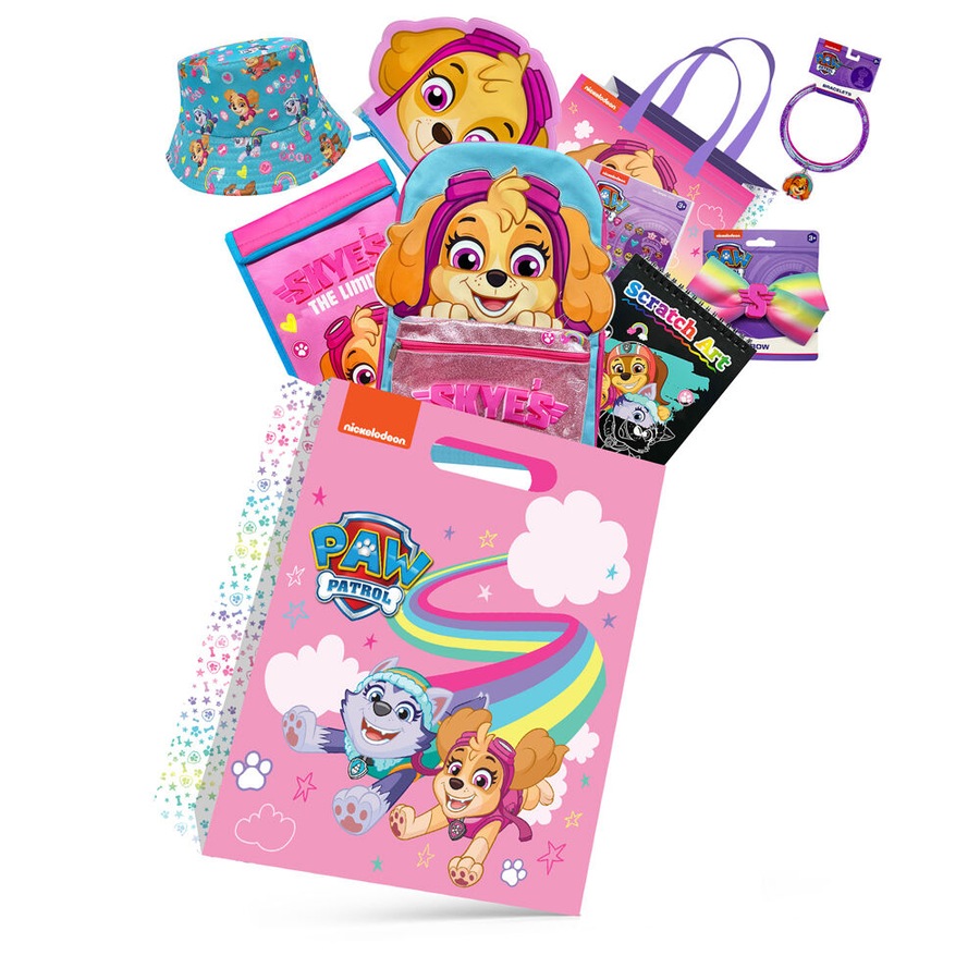 Paw Patrol Skye Kids/Children Fun Cartoon Showbag S5 w/ Backpack/Hat/Bow