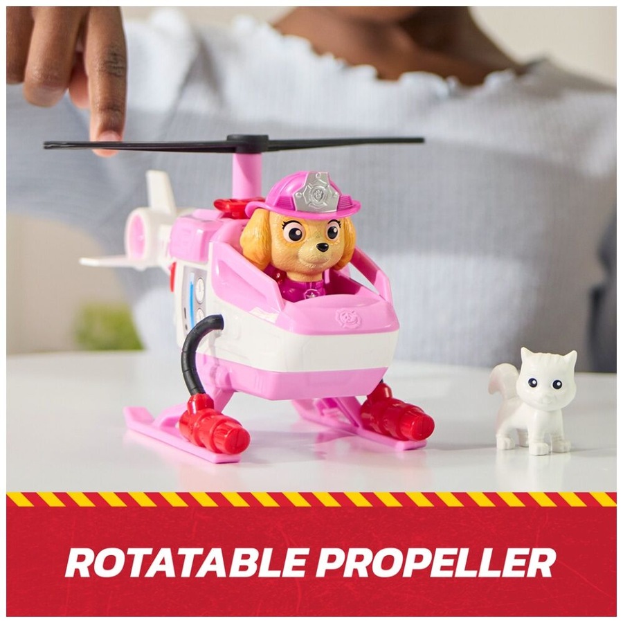 Paw Patrol Skye Rescue Fire Helicopter Chopper Vehicle Childrens Toy 3Y+ Pink