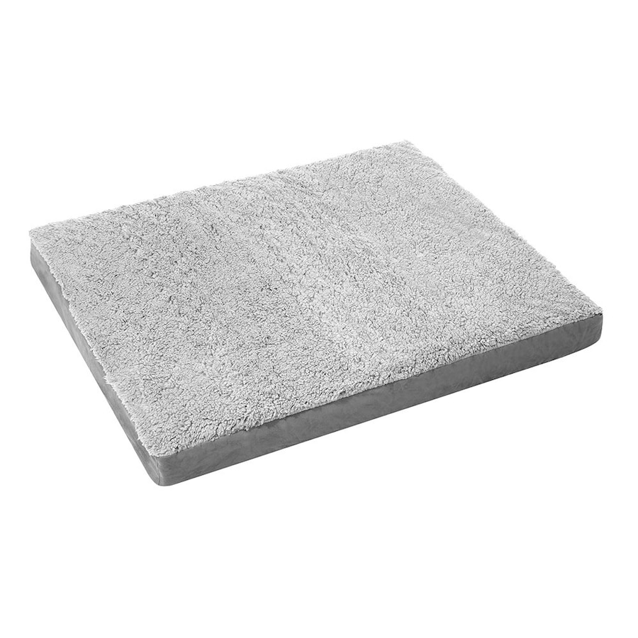 Paws & Claws 100x10cm Orthopedic Pet Dog Cat Bed Rectangle Cushion Grey