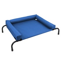 Paws & Claws Durable Washable 90cm Elevated Bolster Pet Raised Dog Indoor Bed BL