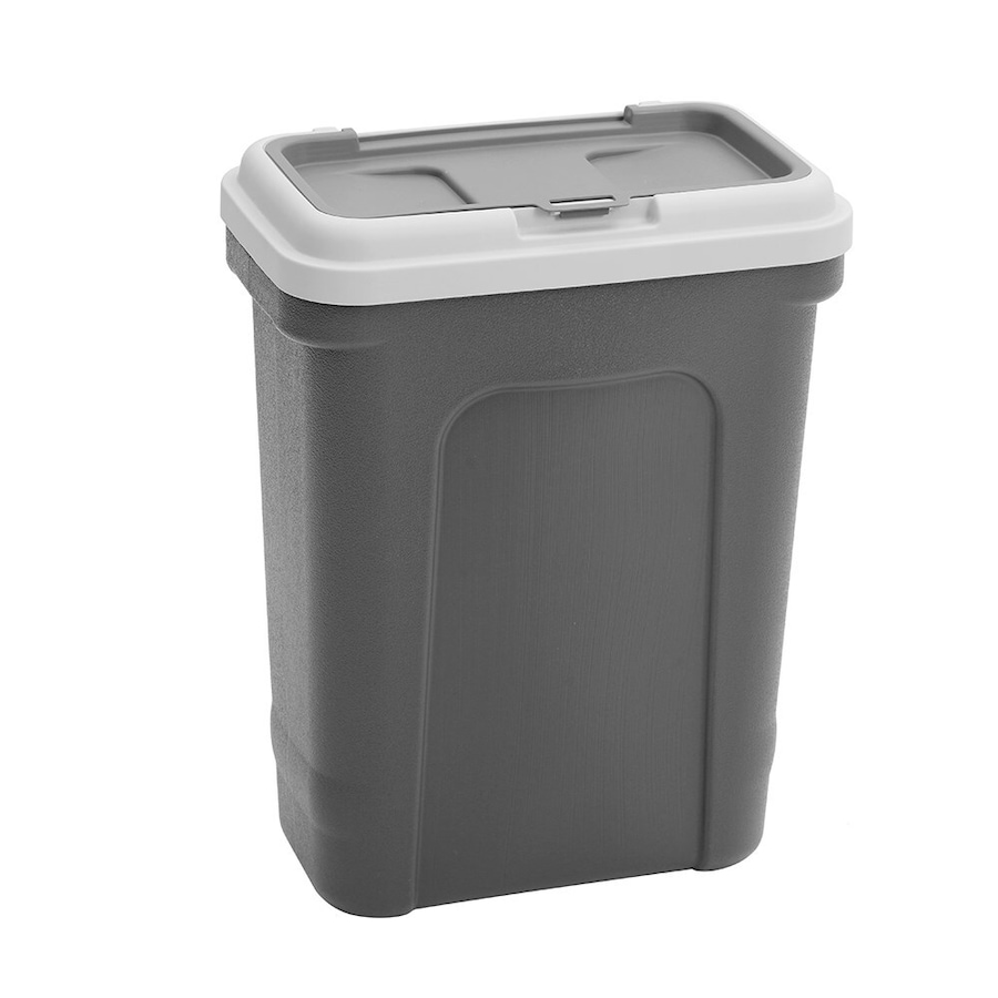 Paws & Claws 43X57cm 45L W/Scoop Pet Dry Food Storer Bin Storage Container Grey