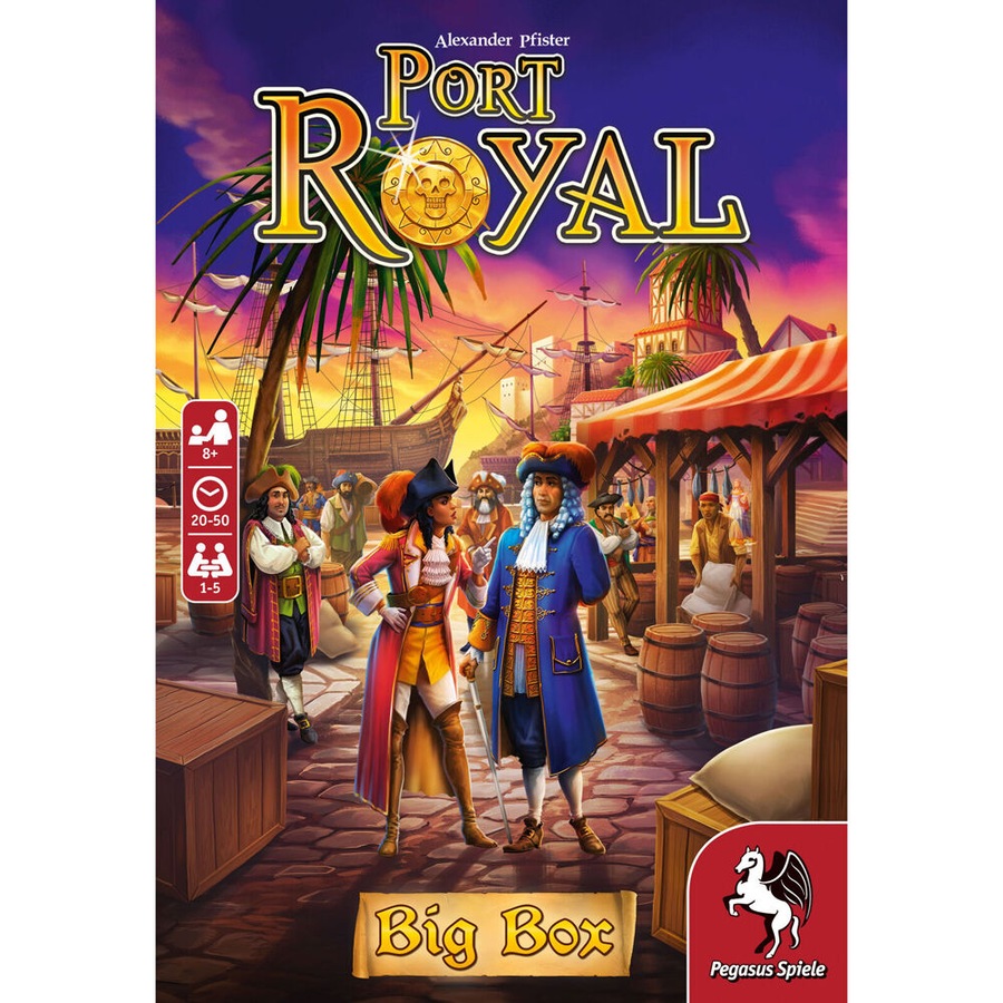 Pegasus Spiele Port Royal Big Box Strategy Adventure Card Game Kids/Family 8y+