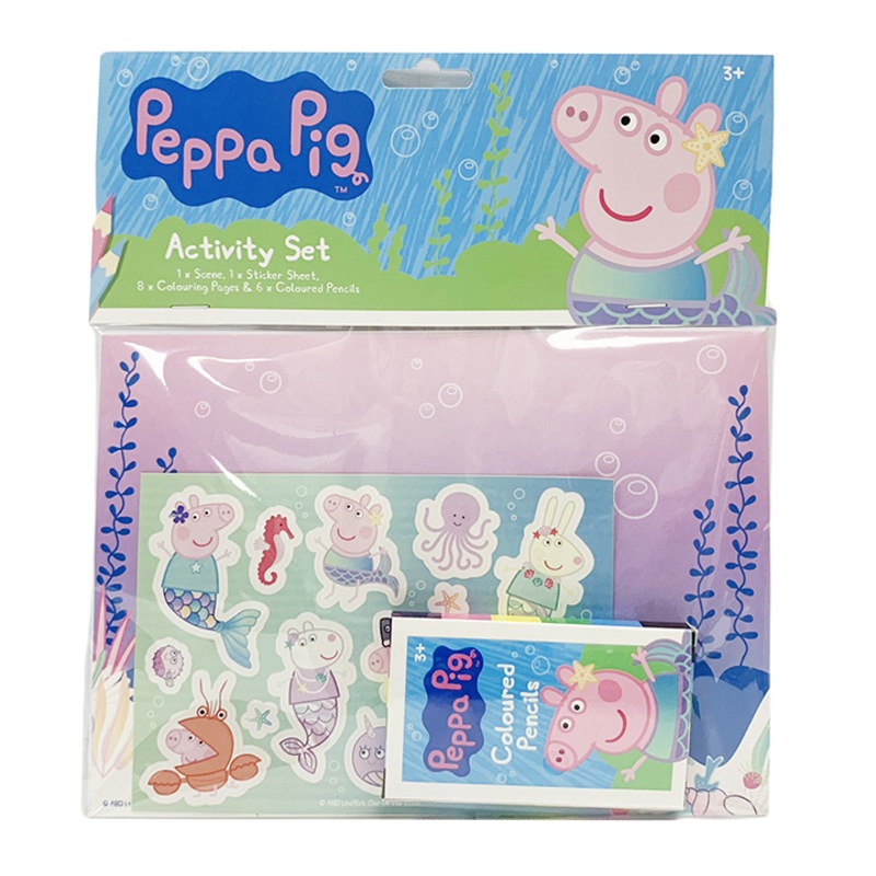 Buy Peppa Pig Mermaid Showbag Kids w/Backpack/Bottle/Sunglass/Headband