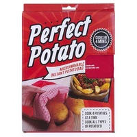 Perfect Baked Potato Instant Microwave Bag Cooker Corn/Bread Washable/Reusable