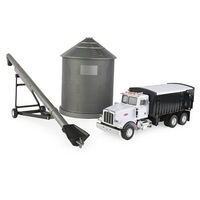 Peterbilt Big Farm 1:32 367 Straight Truck w/ Grain Box/Bin/Auger Toy/Kids/Play