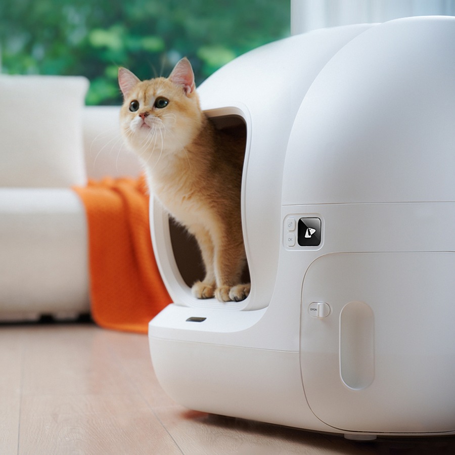 Petkit Pura Max Automated Self-Cleaning Cat Litter Box Pet Kitten Toilet White