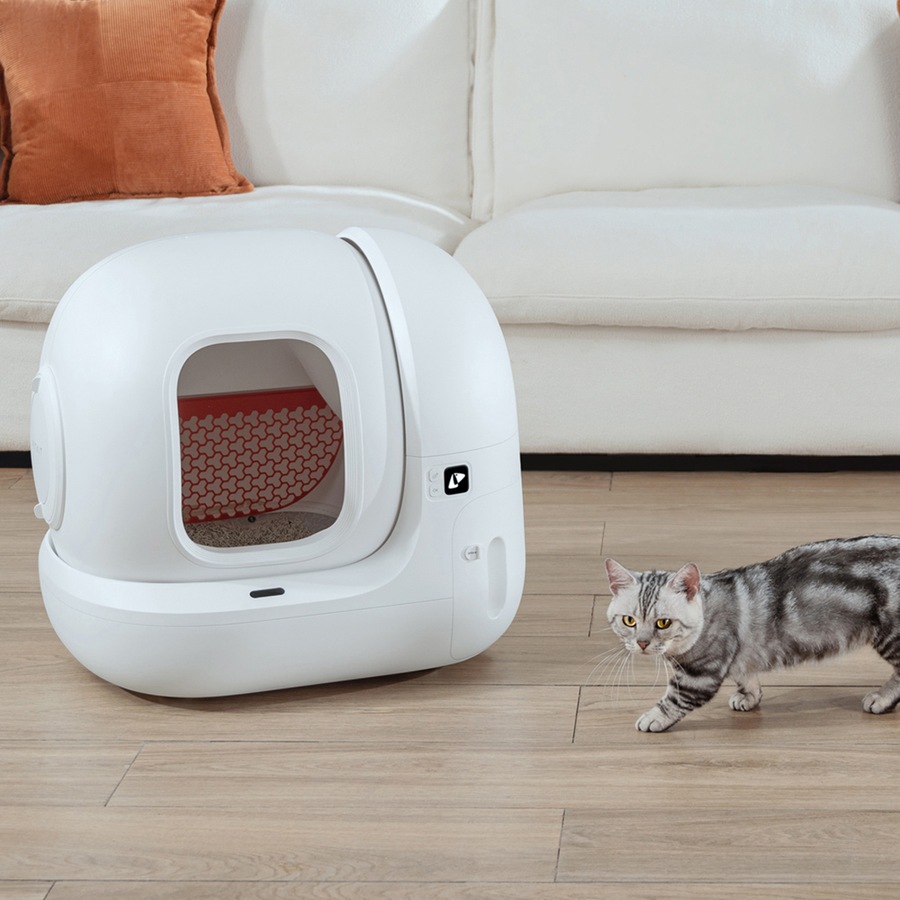 Petkit Pura Max Automated Self-Cleaning Cat Litter Box Pet Kitten Toilet White