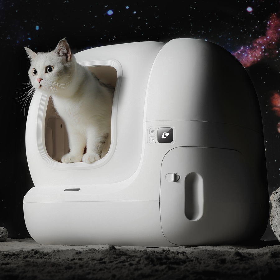 Petkit Pura Max Automated Self-Cleaning Cat Litter Box Pet Kitten Toilet White