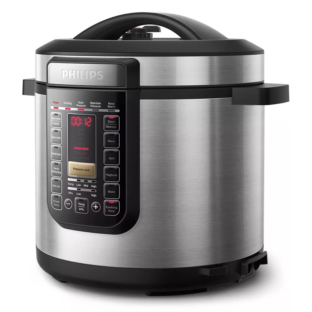 Philips 8L Multicooker Electric Slow/Pressure Cooker 1500W w/Steaming Tray XL