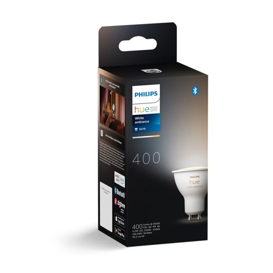 Philips Hue GU10 V3 Smart White Ambience Adjustable Lightbulb 5.7W