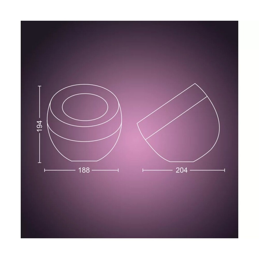 Philips Hue Iris Special Edition Smart Light Ambient Lamp Copper